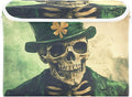Storage Cube with Lid Skeleton Saint Patrick’s Day Print 16.5×12.6×11.8 IN Collapsible Large Capacity Foldable Storage Basket Bin Organizer