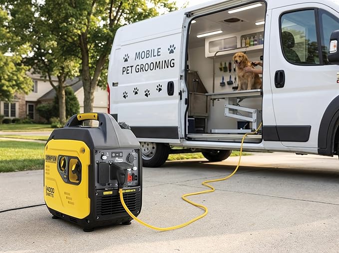 Champion Power Equipment 4000-Watt RV Ready Portable Inverter Generator with Quiet Technology and 3 Year Warranty