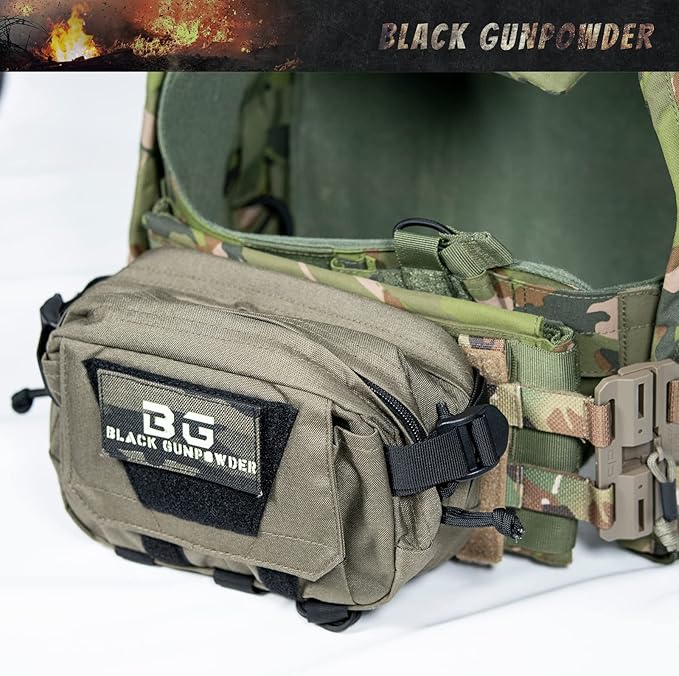 Tactical Molle Pouch Belt Hanging Waist Bag Tactical EDC Utility Gadget Gear Pouch 4L