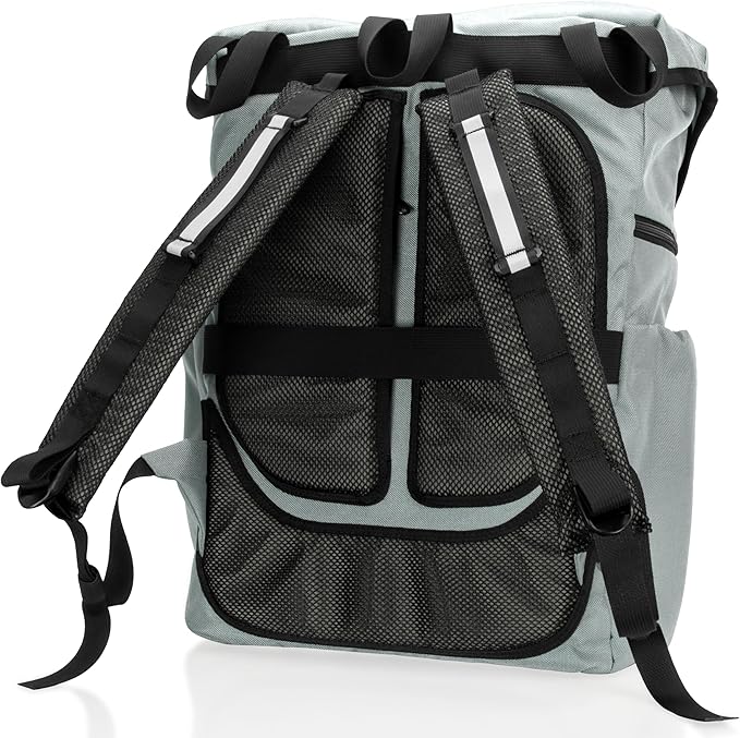 Xtreme Sight Line ~ Recon Ruck ~ Signal-Blocking Tactical Pack for Laptops and Mid-Size Electronics ~ Tracking/Hacking Defense ~ 1000D Nylon ~ Silver