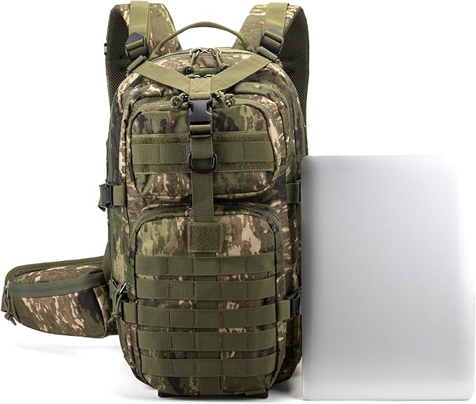 Camo hunting backpacksmall tactical backpack military backpack for men camping backpack 3-day bag(Camouflage)