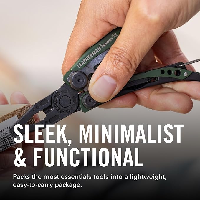 LEATHERMAN Skeletool 7-in-1 Lightweight Minimalist Multi-tool for Everyday Carry (EDC) Home Garden &amp Outdoors Stainless Steel