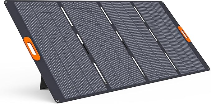 400W Foldable Portable Solar Panel for ALLWEI 1200W 2400W Power Station Solar Generator IP67 Waterproof with Adjustable Kickstand for RVs Camping Home and Blackouts