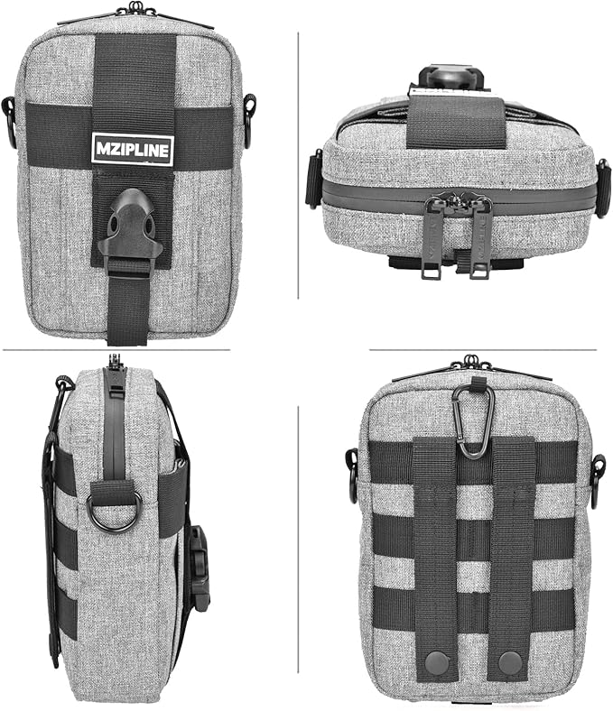 Tactical Bag- Smell Proof -Crossbody Sling Shoulder Bags with Carbon Lining for Man