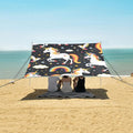 ALAZA Unicorns Rainbows Pattern Beach Tent Sun Shelter Portable Canopy Sunshade for Outdoor Camping Picnics Backyard Fun 10x9 ft