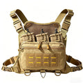 Tactical Chest Pack EDC Chest Bag Utility Molle Chest Rig Pouch with CCW Compartment Adjustable Strap Admin Pouch