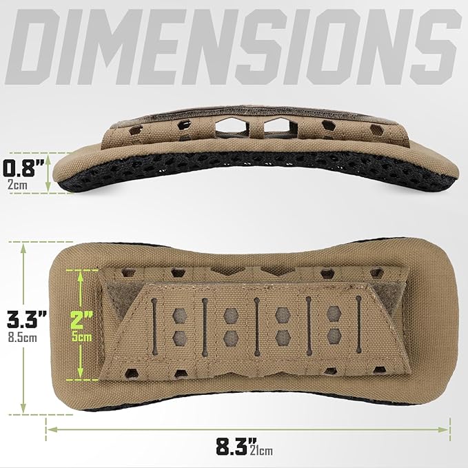 WYNEX Tactical Mag Admin Pouch 2 Pack Shoulder Strap Pad for Vest Carrier Molle Utility Tool Pouch Medical EMT Organizer Backpack Strap Cushion Pads