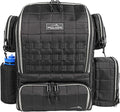 Wild Hare Shooting Gear Deluxe Competition Range Backpack Gun Range Bag for Handguns and Ammo Shooting Duffle Range Pistol Bag Multiple Compartments - Black