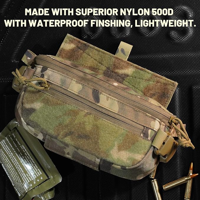 3 in 1 Drop Pouch Hanger Pouches Waistpack Sling Bag Fanny Pack for Vest JPC CPC LBT K19