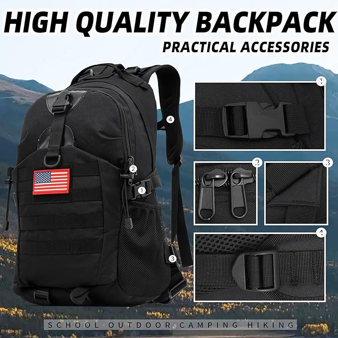 Camo Backpack for boys Teen Boys Backpacks for School Camo Bookbag for kidSmall Tactica Backpack for outdoor 30L