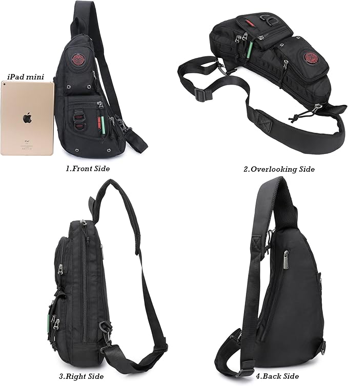NICGID Sling Backpacks Sling Chest Bag Shoulder Crossbody Bags for Men Women Outdoor Travel | Outdoor Travel