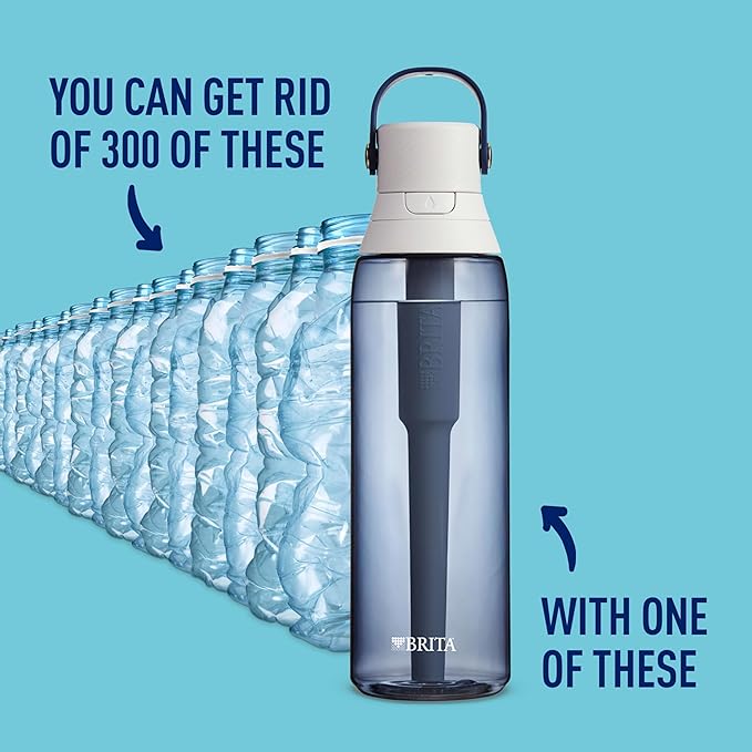 BRITA 36386 Premium Water Filter Bottles 26oz Night Sky (Pack of 6)