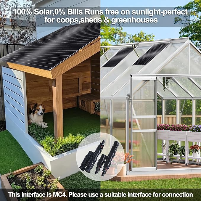 100W Flexible Solar Panel Bendable 12V Monocrystalline Ultra-Flexible Bendable Mono Off-Grid Charger for Marine RV Cabin Van Car Boat Curve Surfaces