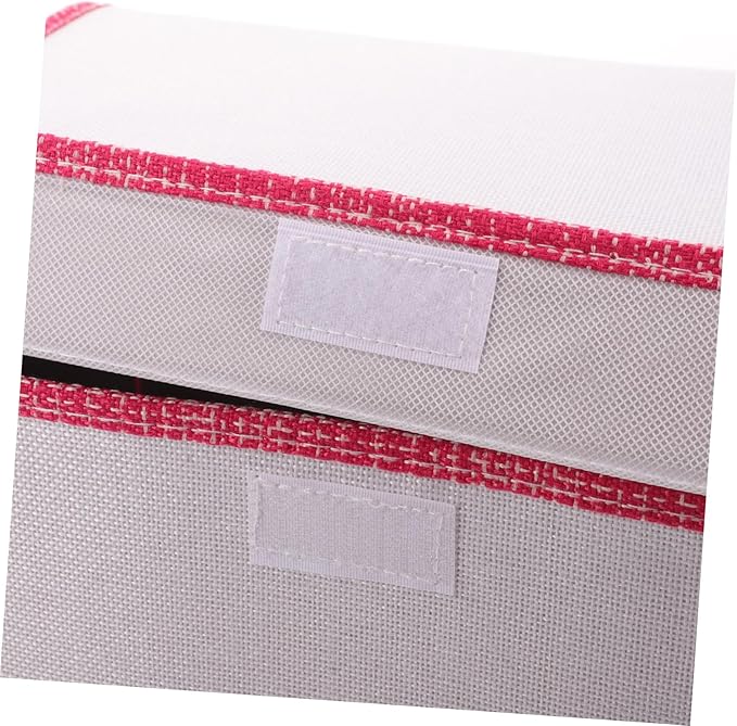 Alipis Non-woven Cotton 2 Lid Storage Case Multi-use Home Decor Present for Housewarming Storage Solution