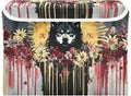 Storage Cube with Lid Tribal Style Wolf Print 16.5×12.6×11.8 IN Collapsible Large Capacity Foldable Storage Basket Bin Organizer