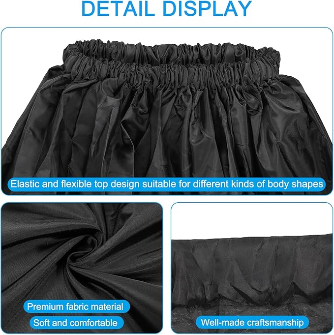 PATIKIL Portable Dressing Room 1.4M Length Instant Dressing Cover Up Changing Tent Privacy Shelter for Beach Boating Camping Competition Black