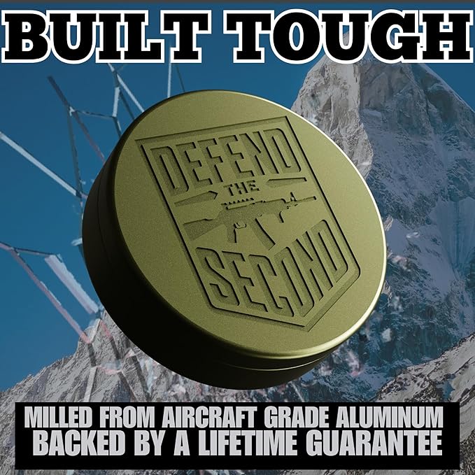 ZPACK Zyn Metal Can | Metal Pouch Can | Premium Aircraft-Grade Aluminum Container with Magnetic Closure | Slim EDC Pocket Tin | Carved Engraved Design | Gift for Him (Forest Green)