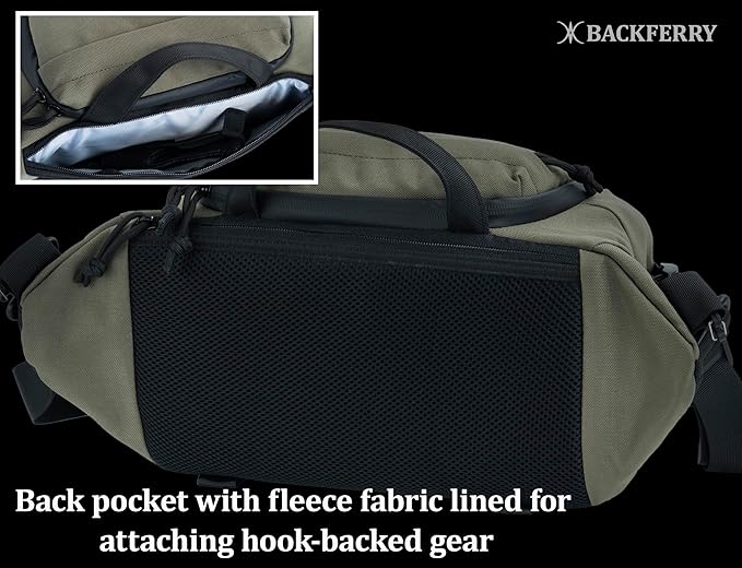 Tactical Sling Backpack Crossbody EDC Pack MOLLE Satchel Bag for Travel Work Camping and Hiking 8Liter