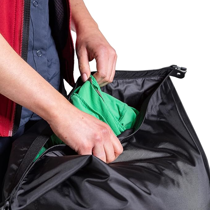 Tatonka Dry Sack (4L / 10L / 18L / 30L / 80L) - Waterproof Packing Bag with Roll Closure and Buckle - Made of Recycled Polyester