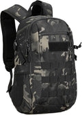 HUNTVP 10L Tactical Backpack Small Backpack Mini Daypack Rucksack Gear Tactical Assault Pack Bag for Hunting Camping Trekking (10L-Camo)