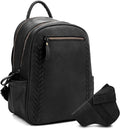 JESSIE &amp JAMES Women's Large Multi Compartments Fashion Concealed Carry Backpack|BK