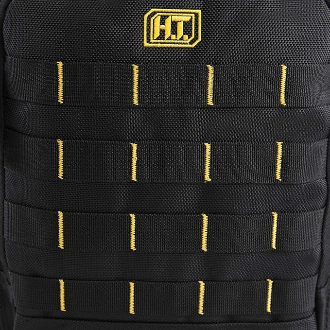 Highland Tactical Men's Task Tool Backpack with Molle Webbing Black One Size