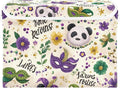 Mardi Gras Masks Leaves Beige Storage Box with Lid 1 PC Foldable Storage Bin with Lids Stackable Storage Bins Cube Closet Organizer Basket with Flip-Top Lid &amp Handles for Shoes Books Towels