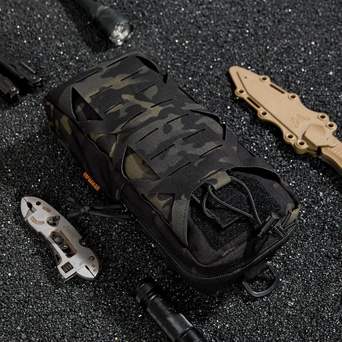 EXCELLENT ELITE SPANKER Tactical EDC Pouch Molle Utility Tool Pouches Gadget Organizer Pocket Waist Belt Bag
