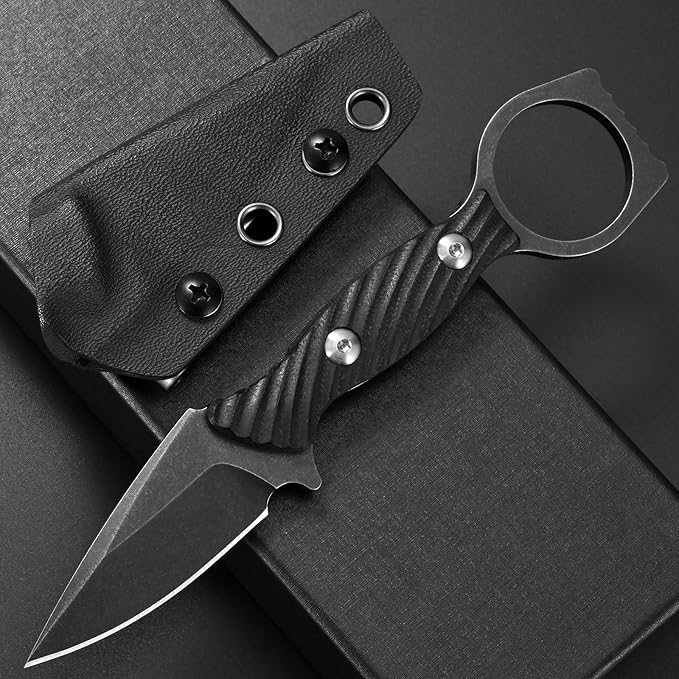Gtkii GTK399 Fixed Blade Knife D2 Steel Blade G10 Handle Full Tang EDC Tool Knifes for Outdoor Camping Hiking Survival