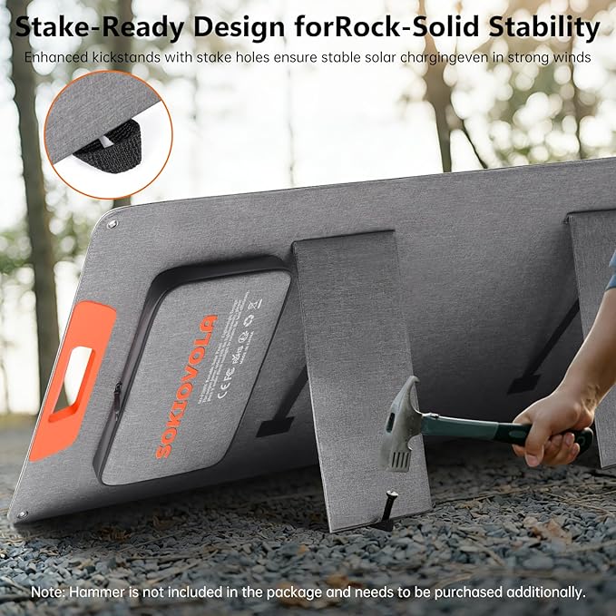 400W Portable Solar Panel for EF/Jackery/Bluetti/Anker Power StationUltra-Lightweight ETFE Foldable Solar Panel25% High EfficiencyMC4 Outputfor Outdoor Camping Emergency Power Supply