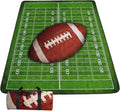 Outdoor Picnic Blanket Portable Ultrasonic Waterproof Picnic Mat Football Printed Camping Beach Mat for Sand and Wet Grass Hiking (Football L)