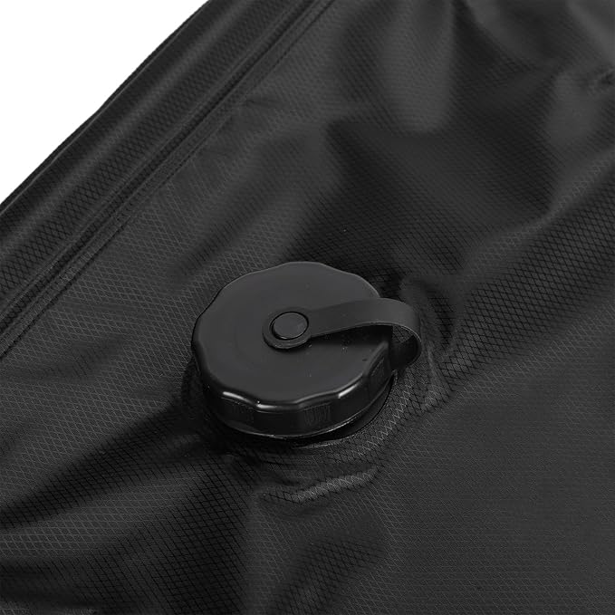 SUNGOOYUE Solar Shower Bag with Back Thermometer Portable Camping Shower Bag 20L Water Storage for Tanning Use PVC Material