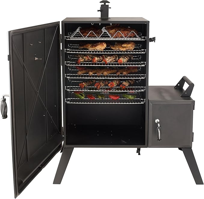 Dyna-Glo DGO1890BDC-D Wide Body Vertical Offset Charcoal SmokerBlack
