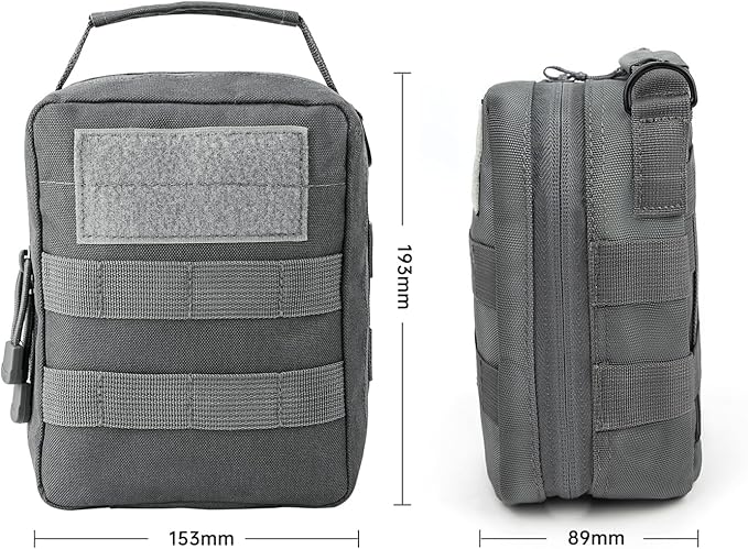 Earmor Molle Pouch Shooting Range Tactical Bags for Shooting Earmuff Earplugs and Eye Protection Glasses