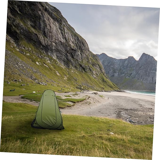 BESPORTBLE Quick-Open Shower Tent for Camping Portable Privacy Tent Windows for Beach Fishing Dressing