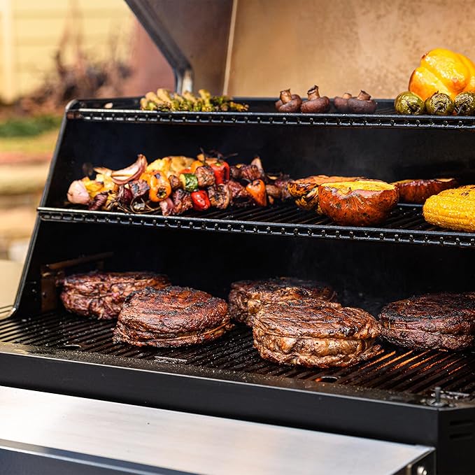 Masterbuilt® Gravity Series® 1050 Smoker Grill - Digital Charcoal Combo Grill with Free App 1050 Cooking Square Inches in Black Model MB20041220