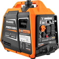 PROYAMA 4000W Portable Gas Inverter Generator CO Sensor Digital Interface RV - Ready LED Light ECO - Mode Parallel Capable Low Oil Shutoff Super Quiet and Lightweight with Weatherproof Cover