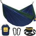 Wise Owl Outfitters Camping Hammock – 500lbs Portable Hammock with Tree Straps - Travel Backpacking Hiking Outdoors Camping Gear - Single or Double
