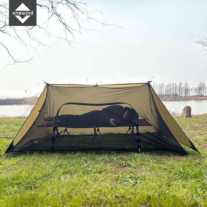Onewind Camping Shelter with Mosquito Net Ultralight for Camping Hiking Backpacking