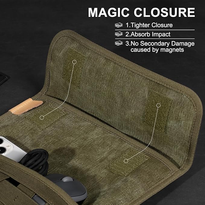 Gexmil Laptop Sleeve 16 inch 15-15.6 Inch Laptop Cover Compatible with MacBook Pro 16 M4 M3 M2 M1 HP Acer Dell Lenovo ASUS Notebook Computer Sleeve Bag with Pocket Army Green