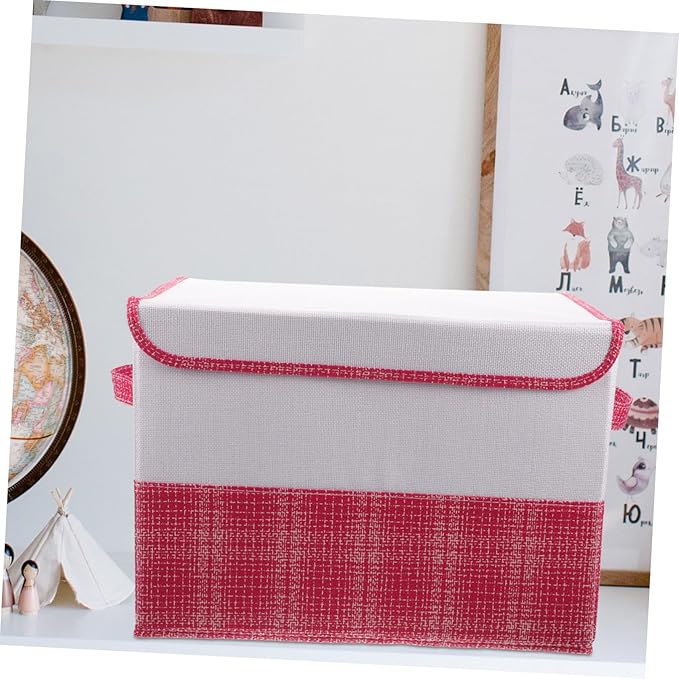 Cotton Non-woven Fabric Storage Box Lid Design Clothes Storage Container Organize Your Home Toys Organizer