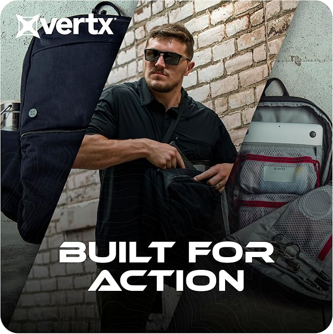 Vertx Any Day Backpack with Tactical Design Versatile Storage Durable Material and Comfortable Straps for Everyday Use Wolf Grey - One Size