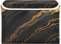 Marble Blue Black Gold Gradient Storage Bins with Lids Stackable Clothing Storage Storage Bins Large for Office Supplies
