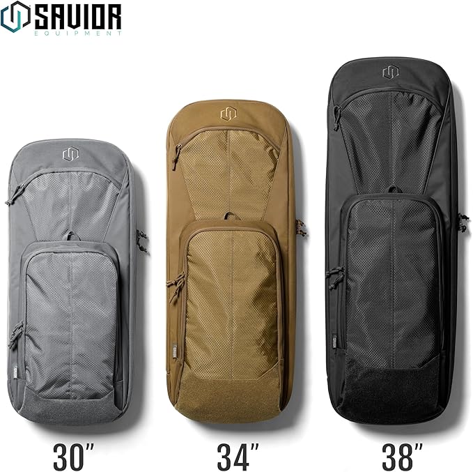 Savior Equipment Specialist Series 30 34 38 Covert Tactical Gun Bag Backpack Soft Case with Compartment Low Profile Bug Out Truck Bag (Flat Dark Earth Tan 30)