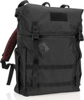 Xtreme Sight Line ~ Recon Ruck ~ Signal-Blocking Tactical Backpack for Laptops and Mid-Size Electronics ~ Tracking/Hacking Defense ~ 1680D Ballistic ~ Black