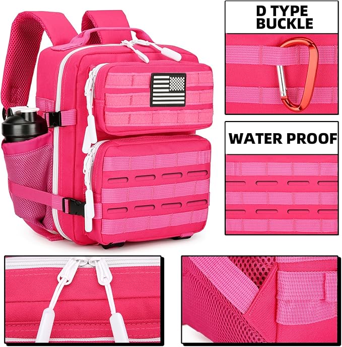 9L Mini Tactical Backpack for Men and Women Tactical Backpack Small for Hiking Small Tactical Bag Fitness Pack