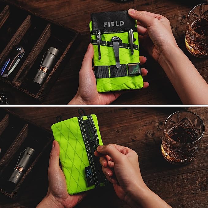 VIPERADE VE1 Pocket Organizer EDC Pouch for Men EDC Organizer Storage EDC Gears Multitool Pocket Pouch Hold Your Flashlight/Pocket Knife Pen Notebook