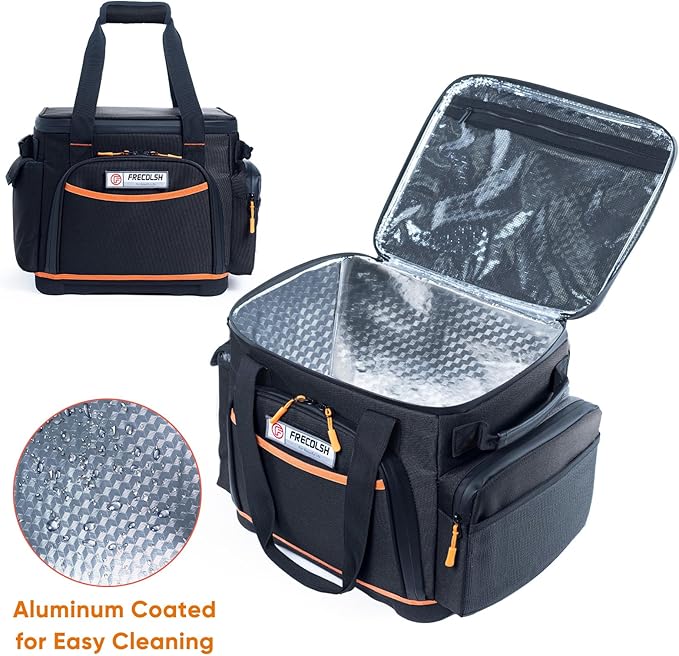 Travel Carrying Case Compatible with Jackery Explorer 1000 Portable Power Station Storage Case with Water- proof Bottom and Pocket for Jackery Accessories Solar Generator Storage Bag Only