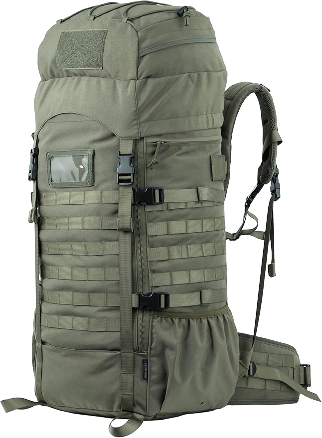 75L Tactical Backpack with Internal Frame MOLLE and Hydration System