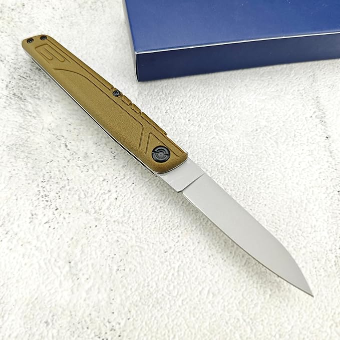 Durable Manual Opening Pocket Knife3.36 440C Blade Folding Knives with Safety LockUtility ABS HandlesOutdoor EDC Tools for CampingHikingFishing
